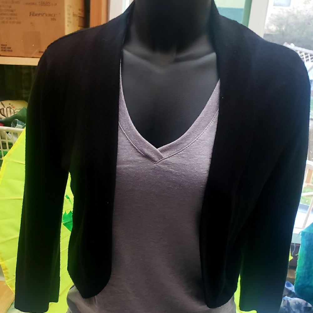 Black Bolero sweater